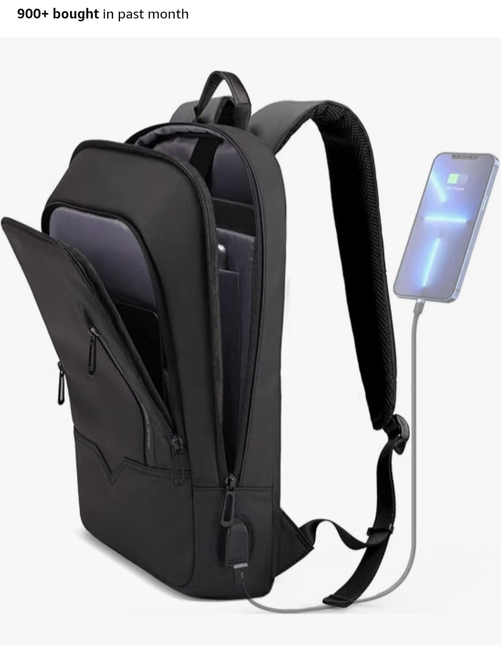 Men's Slim Computer Travel Backpack - Picture 2 of 2